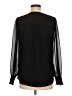 1.State 100% Polyester Black Long Sleeve Blouse Size M - photo 2