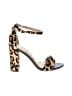 Sam Edelman Animal Print Brown Tan Sandals Size 7 1/2 - photo 1