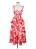 Hutch 100% Polyester Hearts Red Cocktail Dress Size M - photo 2