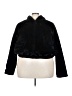 Stella Tweed 100% Polyester Black Faux Fur Jacket Size 3X - photo 1