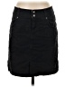 Columbia Solid Black Denim Skirt Size 4 - photo 1