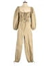 Ulla Johnson 100% Cotton Solid Tan Jumpsuit Size 0 - photo 1