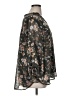 Papermoon Floral Black Green 3/4 Sleeve Blouse Size 1X (estimated) - photo 4