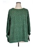 Max Studio Green 3/4 Sleeve T-Shirt Size 1X - photo 1