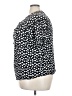 Como Black 100% Rayon Black Short Sleeve Blouse Size 3X - photo 5