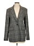 Something Navy Plaid Gray Blazer Size S - photo 1