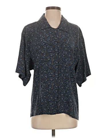 Linda Allard Ellen Tracy Short Sleeve Silk Top (view 1)