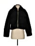Love for Humanity 100% Polyester Solid Black Faux Fur Jacket Size S - photo 1