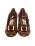Salvatore Ferragamo 100% Leather Brown Heels Size 6 1/2 - photo 2