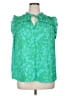 Maison d' Amelie 100% Polyester Green Sleeveless Blouse Size XL - photo 1