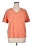 Natural Reflections Orange Short Sleeve Top Size XL - photo 1