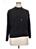 Kathie Lee 100% Acrylic Black Cardigan Size 14 - 16 - photo 1