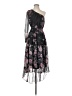Lovestitch 100% Polyester Floral Black Cocktail Dress Size S - photo 1