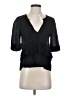 BCBGMAXAZRIA Black 3/4 Sleeve Blouse Size S (estimated) - photo 1