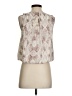 Hem & Thread 100% Polyester Ivory Sleeveless Blouse Size S - photo 2