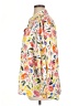 Unbranded 100% Polyester Floral Yellow Long Sleeve Blouse Size XL - photo 5