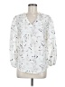 Fun2Fun White 3/4 Sleeve Blouse Size M - photo 1