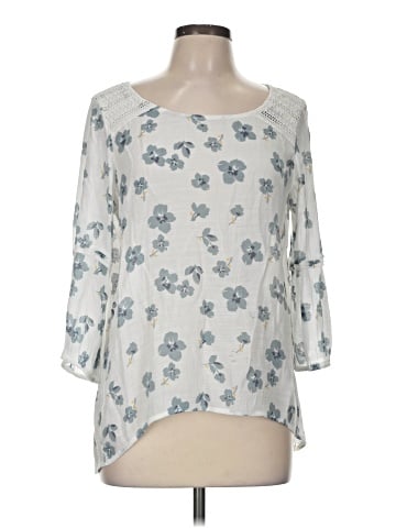 Hope & Harlow 3/4 Sleeve Blouse (view 1)