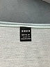 Shein Stripes Gray Casual Dress Size L - photo 6