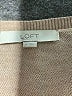 Ann Taylor LOFT Stripes Tan Pullover Sweater Size M - photo 7