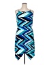 En Focus Studio Graphic Blue Casual Dress Size 14 - photo 1