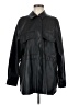 Zara 100% Polyurethane Black Coat Size M - photo 1