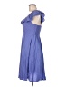 Old Navy 100% Rayon Blue Purple Casual Dress Size M - photo 5