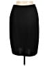 St. John Solid Black Formal Skirt Size 12 - photo 1