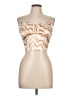 Forever 21 Orange Ivory Sleeveless Top Size L - photo 1