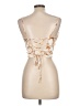 Forever 21 Orange Ivory Sleeveless Top Size L - photo 2