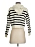 TRUTH BY REPUBLIC Stripes Ivory Turtleneck Sweater Size S - photo 2