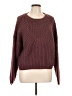 Gentle Fawn 100% Polyester Burgundy Pullover Sweater Size L - photo 1