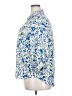By & By 100% Polyester Floral Blue 3/4 Sleeve Blouse Size XXL - photo 5