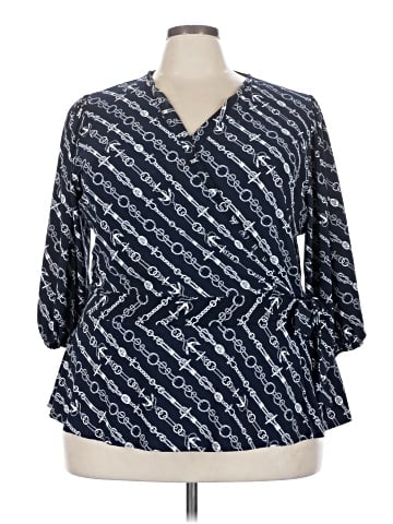 Lauren by Ralph Lauren 3/4 Sleeve Blouse (view 1)