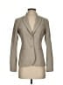 Theory Gray Tan Wool Blazer Size 2 - photo 1