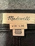 Madewell Argyle Black Jeans Size 31 waist - photo 7