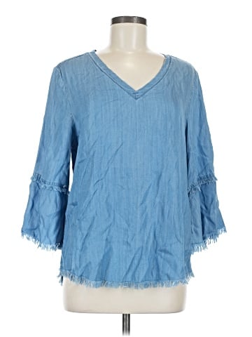 Billy T 3/4 Sleeve Blouse (view 1)