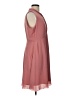 Reiss 100% Polyester Solid Pink Casual Dress Size 10 - photo 4