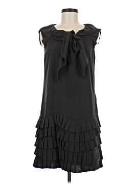 sachin and babi light blue dress ROBERT RODRIGUEZ Shirt Dress, L, Black, Career, Sash/Bow, Short sleeve  Cottony
