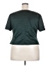 Lawrence Kazar 100% Polyester Teal Short Sleeve Top Size 3X - photo 2