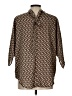 Shein 100% Polyester Brown 3/4 Sleeve T-Shirt Size L - photo 2