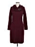 Studio One Burgundy Casual Dress Size M - photo 1