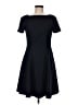 H&M Solid Black Casual Dress Size 6 - photo 1