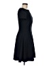 H&M Solid Black Casual Dress Size 6 - photo 4