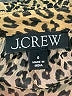 J.Crew 100% Cupro Animal Print Brown Long Sleeve Blouse Size 0 - photo 7