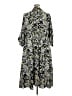 Torrid 100% Polyester Paisley Gray Casual Dress Size 3X Plus (3) - photo 2