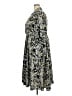 Torrid 100% Polyester Paisley Gray Casual Dress Size 3X Plus (3) - photo 5