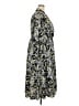 Torrid 100% Polyester Paisley Gray Casual Dress Size 3X Plus (3) - photo 4