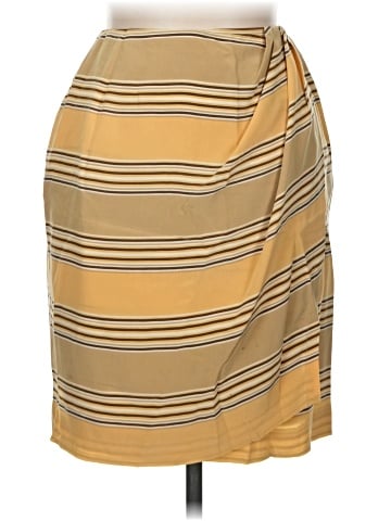 Linda Allard Ellen Tracy Silk Skirt (view 1)