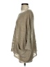 Zara Metallic Tan Poncho Size S - photo 5